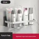 No Drill Bathroom Corner Shelf Stylish and Practical Shower Storage Solution