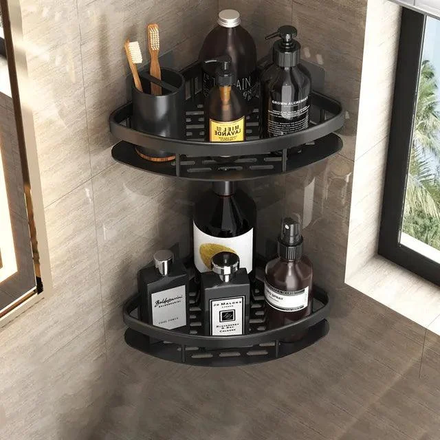 No-Drill Bathroom Corner Shelf: Stylish and Practical Shower Storage Solution -