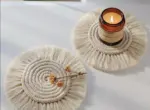 Non SlipRoundCottonCoasterSet Homeko3
