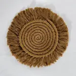 Non SlipRoundCottonCoasterSet Homeko6