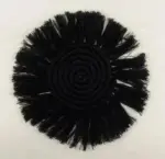 Non SlipRoundCottonCoasterSet Homeko7