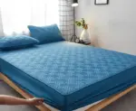 Non Slip Waterproof Quilted Padded Mattress Cover