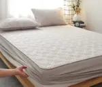 Non Slip Waterproof Quilted Padded Mattress Cover