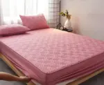 Non Slip Waterproof Quilted Padded Mattress Cover
