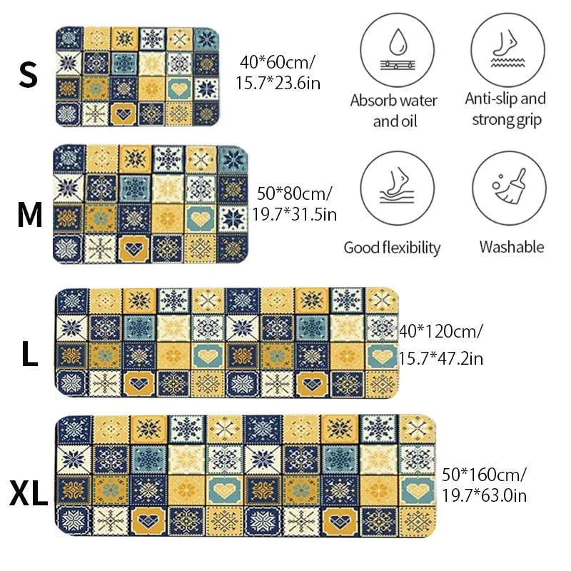 Non-slip Kitchen Carpets: Stylish and Practical Floor Décor -