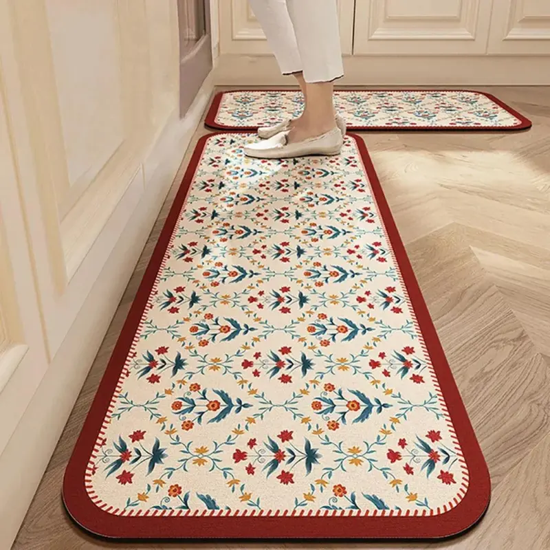 Non slip Kitchen Carpets Stylish and Practical Floor Decor
