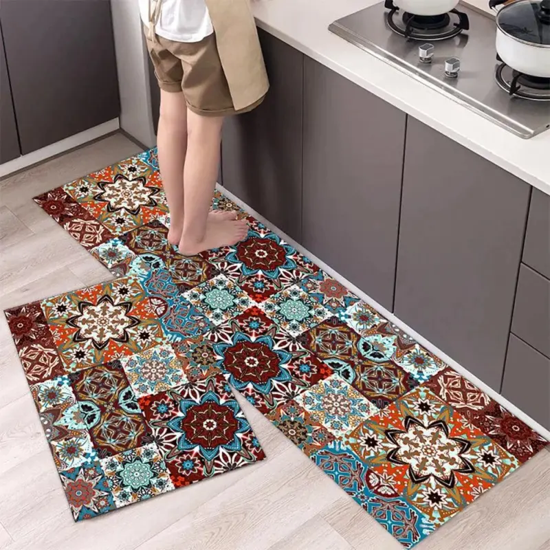 Non slip Kitchen Carpets Stylish and Practical Floor Decor