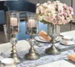 Nora Crystal Candle Holders