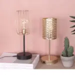Nordic 3D Geometric Iron Art LED Table Lamp Bedroom Bedside Reading Lamp Night Light Metal Industrial 5437e102 b9c0 4645 9188 9dda1e09e994