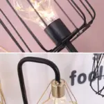 Nordic 3D Geometric Iron Art LED Table Lamp Bedroom Bedside Reading Lamp Night Light Metal Industrial 97c9c366 9251 40ac 99eb 02b7a875cf1b