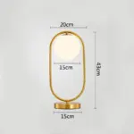 Nordic Brass Ring Glass Ball Table Lamp Modern Led Bedroom Living Room Hotel Home Decor Desk 7f4e8c61 1638 4474 adce b54e766486ab
