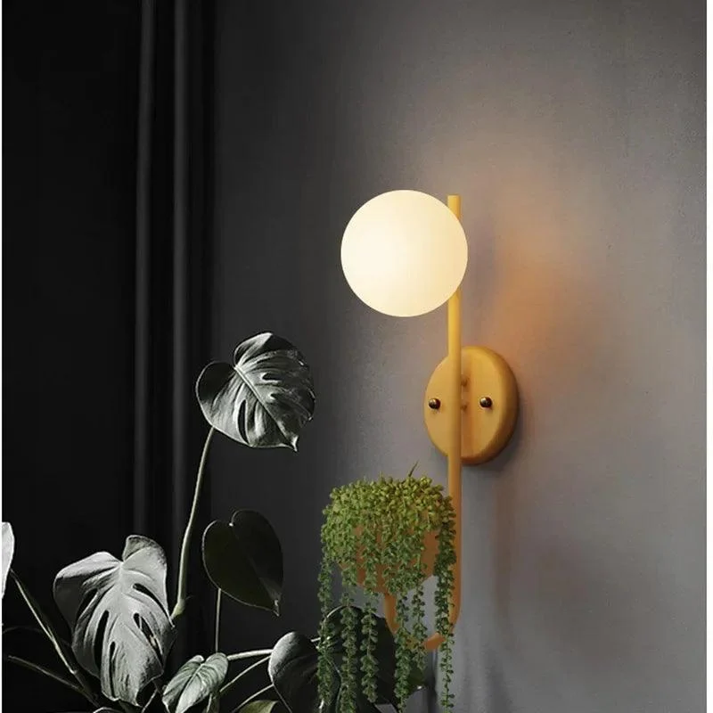Nordic Creatieve Muur Schans Voor Slaapkamer Woonkamer Plant Kids Led Lamp Armatuur Verlichting Glazen Bal Armatuur 66f8fff0 F93a 4315 9612 994c112f173f