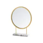 Nordic Creative Mirror Round Gold Marble Base Desktop Make Up Modern Home Decoration Accessories Christmas Decorations 2d9efdd7 5dd7 440f b097 7855ca1fa58d
