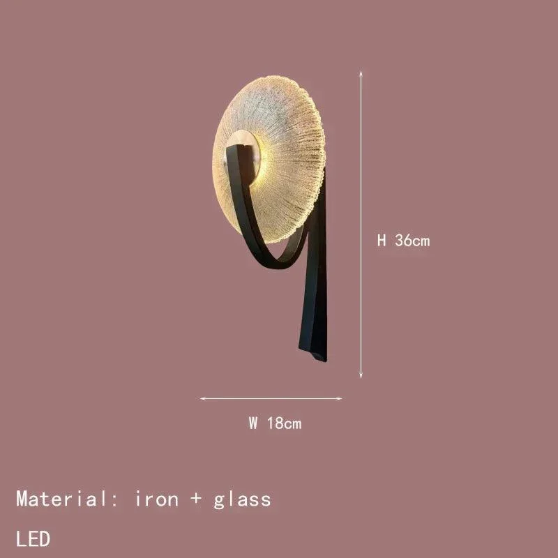 Nordic Fashion Creative Iron Glass Led Decor Home Atmosphere Wall Lamp Black Gold Bedroom Study Living.jpg A5532c5d C4d2 4271 Aed0 E638875e13cd