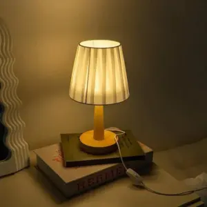 Table Lamp - USB Rechargeable - Artistic Atmosphere - For Bedroom/Home Decor
