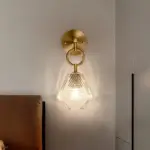 Nordic Glazen Wandlamp Naast Slaapkamer Badkamer Spiegel Licht Amerikaanse Stijl Led Muur Schansen Vintage Edison Verlichting