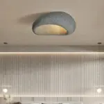 Nordic Hdps Led E27 Plafond Verlichting Wabi Sabi Geschilderd Plafond Kroonluchter Voor Woonkamer Thuis Art Deco
