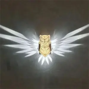 Wall Art - Animal Head - Lion/Owl/Vulture - 3D LED Sculpture - Luxury Home Decor