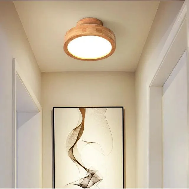 Nordic Massief Houten Ronde Plafondlamp Gangpad Hal Slaapkamer Hal Badkamer Plafond Woonkamer Decoratie Led Verlichting.jpg 640x640 2e301d10 40c5 4e21 Bdb9 C08010810e00