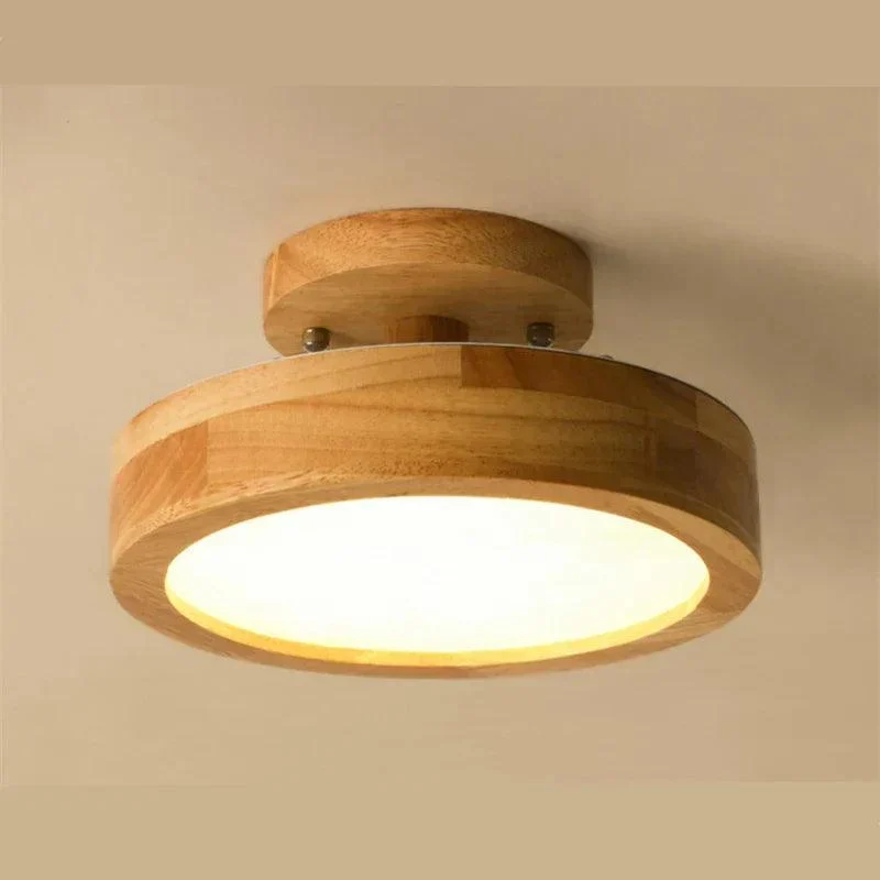 Nordic Massief Houten Ronde Plafondlamp Gangpad Hal Slaapkamer Hal Badkamer Plafond Woonkamer Decoratie Led Verlichting 5f151b55 0eb6 4000 Aa1f 46900cef72fb