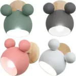 Nordic Mickey Wandlamp Slaapkamer Parlor Licht Studie Applique Murale Armatuur Eenvoudige en Mooie Kinderkamer Wandlamp b6046a1a 89f5 4979 81c1 cfdaf02ca5c2