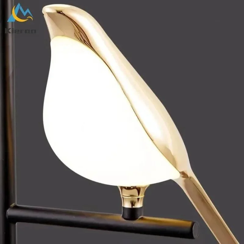 Nordic Minimalistische Kraai Led Vloerlamp Woonkamer Slaapkamer Nachtkastje Vogel Tafellamp Kamer Decoratie Ekster Vloerlamp