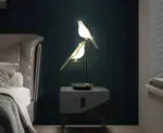 Nordic Minimalistische Kraai Led Vloerlamp Woonkamer Slaapkamer Nachtkastje Vogel Tafellamp Kamer Decoratie Ekster Vloerlamp 393a0161 5cf4 4212 8aec e0aa9b9fae0f