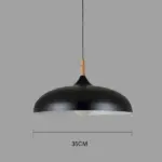 Nordic Modern LED E27 Oak Pendant Celling Lights Plate Lamps Hanging Lights Home Indoor Improvement Iron 600x 0139eb4b c5ad 4b22 b31e c6fee7c63b06