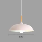 Nordic Modern LED E27 Oak Pendant Celling Lights Plate Lamps Hanging Lights Home Indoor Improvement Iron 600x 69227327 8375 4d2d bcf1 77adf834a53b