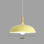 Nordic Modern LED E27 Oak Pendant Celling Lights Plate Lamps Hanging Lights Home Indoor Improvement Iron 600x 72c23868 26c1 4e0f b086 8d1f05f34b55