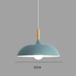 Nordic Modern LED E27 Oak Pendant Celling Lights Plate Lamps Hanging Lights Home Indoor Improvement Iron 600x 98ded0a8 4da4 4ded 90c9 ba99c169f47e