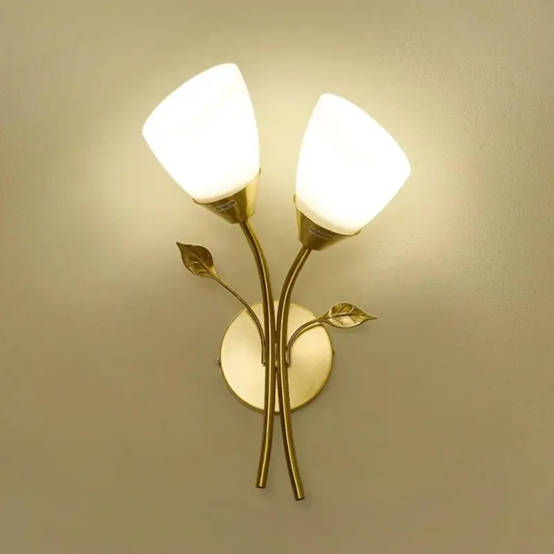 Nordic Moderne Ijzeren Wandlampen Led Slaapkamer Bed Lamp Leren Gang Kamer Indoor Wandlampen Glazen Bal Decor
