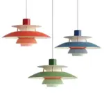 Nordic Multicolour Pendant Light for Dinning Room Table Danish Aluminum Ceiling Chandelier Suspend Lamps Fixture for 59ab0943 757b 4f63 b3a0 56351bb0239b