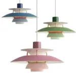 Nordic Multicolour Pendant Light for Dinning Room Table Danish Aluminum Ceiling Chandelier Suspend Lamps Fixture for b463a7d4 f0ce 4e70 8e5c 3ef223cd4b48