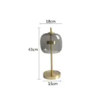 Nordic Smoke gray Glass Table Lamps LED Modern Living Bedroom Bedside Indoor Decor Lighting Creative Luminaire.jpg 75c5fd50 af69 41d5 bd87 3c0c223b6ed9