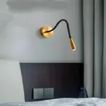Nordic Stijl Bronzen Wandlamp Verstelbare Arm Decor Licht Slaapkamer Lamp Studie Geleid Nachtkastje Leeslamp Muur Spiegel d5a932e6 bc12 4ee1 b05a a42e17cff874