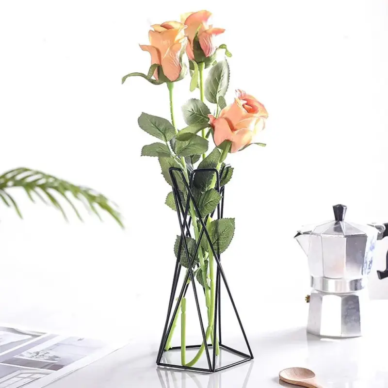 Nordic Style Air Plant Holder Metal Flower Pots Stand Geometric Iron Tillandsia Holder Table Home Garden 6386fa6f cd99 45a6 9d03 68c1cf20d0b2