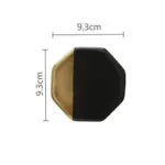 Nordic Style Creative Ceramic Coasters Home Coasters Round Insulation Pad Bowl Mat Gold plated Anti hot.jpg 640x640