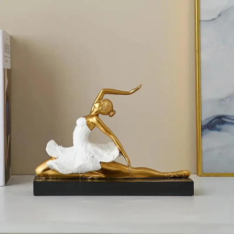 Nordic Style Ballet Dancer Desktop Decor