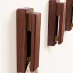 Nordic Walnut Beech Towel Hook Strong Viscose Wall Hanging Door Wooden Creativity Hook Free Punching Bathroom bba9690b fd1b 477d a5c2 fc2f6eda5f7b