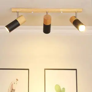 NordicBeam - Scandinavian Wooden Ceiling Lamp