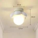 Nordic flower ceiling lamp corridor balcony light cream style led lights for room entrance ceiling lights.jpg 640x640 657ea825 e631 4843 864d df232f7c8ebe