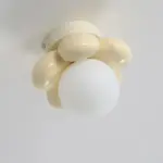 Nordic flower ceiling lamp corridor balcony light cream style led lights for room entrance ceiling lights 38c244fc 0d88 4b75 8f49 2e4ca96bce02