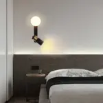 Nordic modern minimalist bedside bedroom wall lamp aisle living room hotel balcony creative modern reading rotating 0405f4f8 1a2d 4ecf 870c 8af2f6105b96