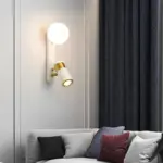 Nordic modern minimalist bedside bedroom wall lamp aisle living room hotel balcony creative modern reading rotating 86afee65 ba60 4831 b40e 3b5288afb27c
