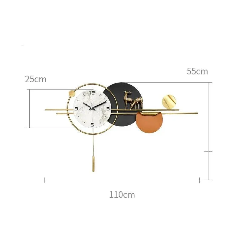 Nordic Designer Wall Clock - Homeko