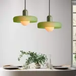 NordicGlas SkandinavischeDeckenhangelampemithandgefertigtemGlasschirm10