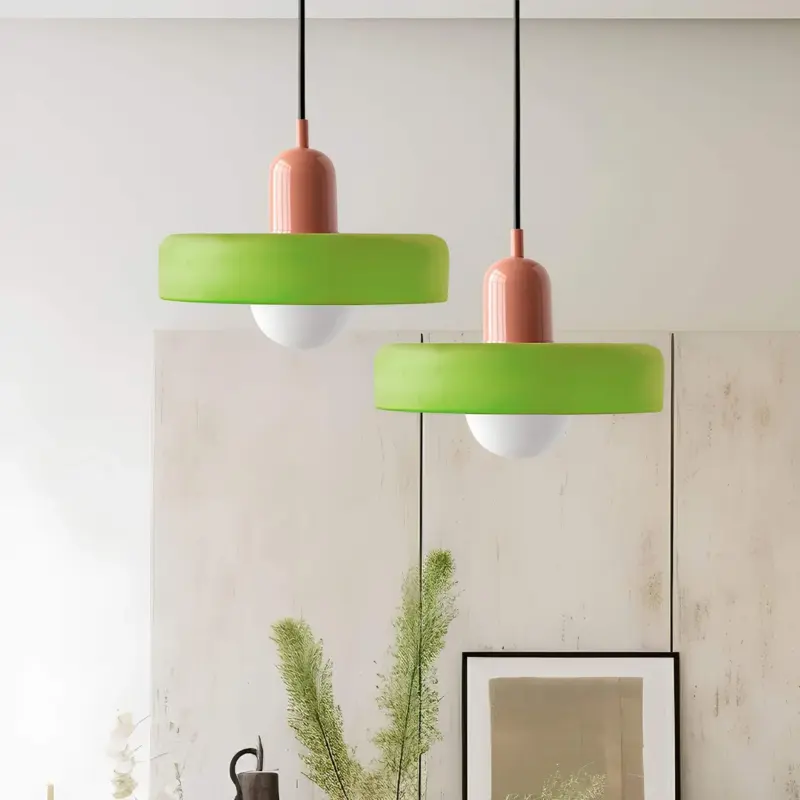NordicGlas SkandinavischeDeckenhangelampemithandgefertigtemGlasschirm8