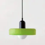 NordicGlas SkandinavischeDeckenhangelampemithandgefertigtemGlasschirm9