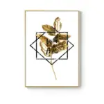 NordicGoldenAbstractLeaf Homeko8